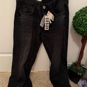 Urban Outfitters black low rise Straight Leg BDG Jeans (NWT)